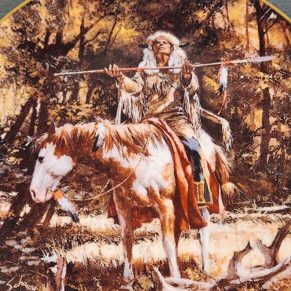 Bradford Exchange Collector Plate The Noble Quest by Harry Schaare 1993 - Picture 3 of 10